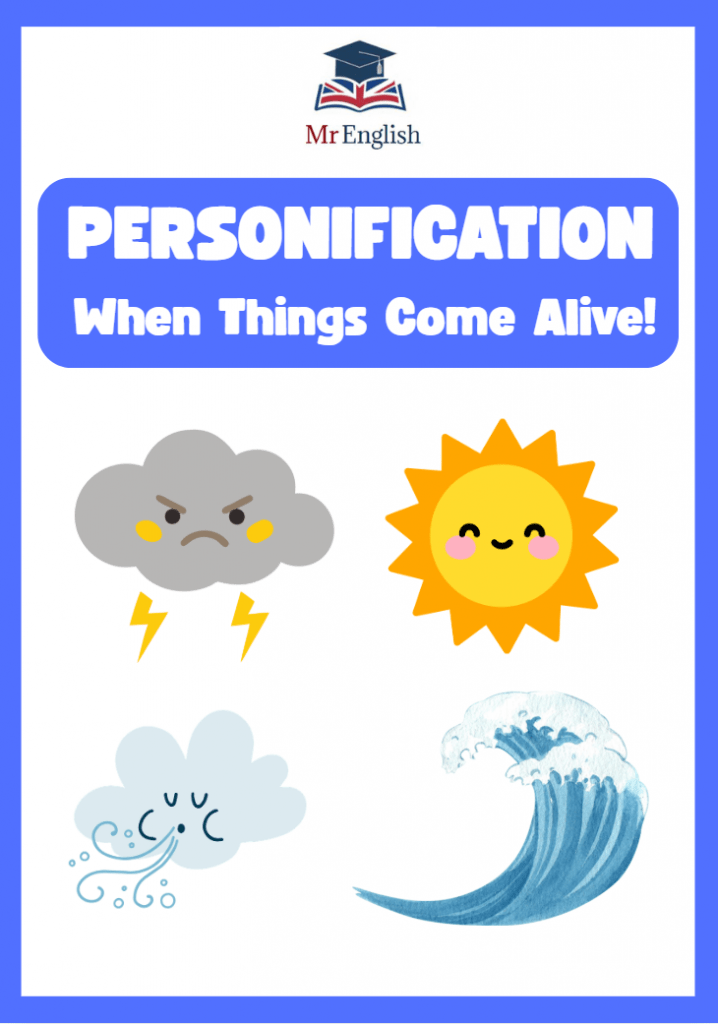 Personification Worksheet for Ages 7–10 – Fun ESL Creative Writing ...