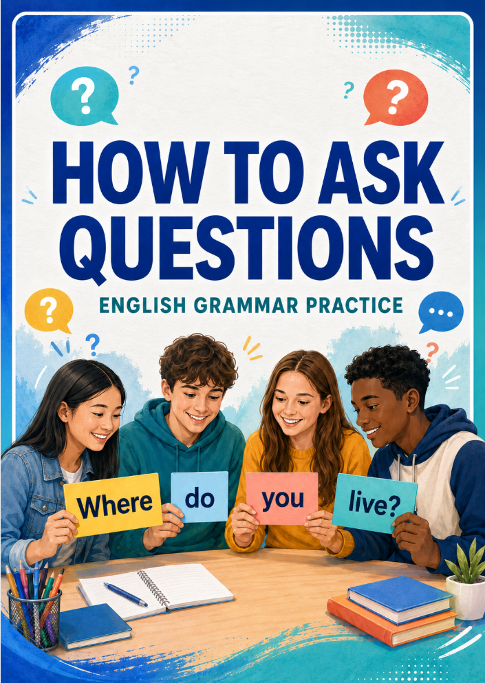 How to Ask Questions – A2 English Grammar Worksheet